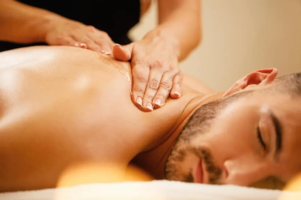 Swedish massage uses smooth strokes to improve blood circulation remove toxins and provide complete body relaxation