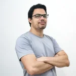Real client review portrait for an expert male to male full body massage service in South Extension, South Delhi.