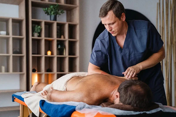 Professional male to male full body massage service in Faridabad for home and hotel sessions.