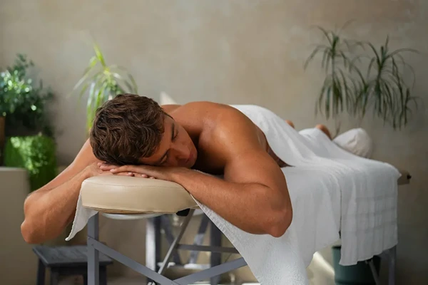 Professional male-to-male full body massage service in Kasauli with an experienced therapist offering home and hotel wellness.