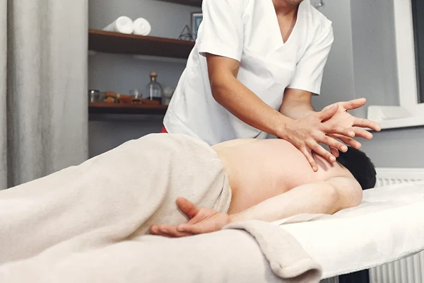 Experienced male massage therapist providing premium home and hotel massage services in Chanakyapuri, Delhi.